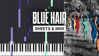 Blue Hair - TV Girl - Piano Tutorial - Sheet Music & MIDI