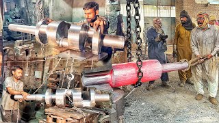 Amazing Manufacturing Process Of 3 Cylinder Ammonia Compressor Crankshaft|