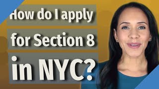How do I apply for Section 8 in NYC?