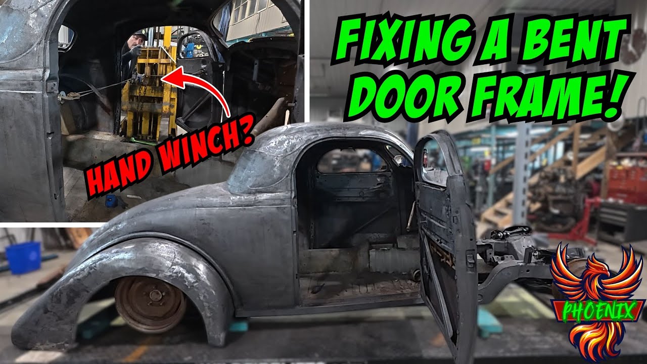 Улучшаем посадку дверей на купе Dodge 3 Window Custom 1935 года!