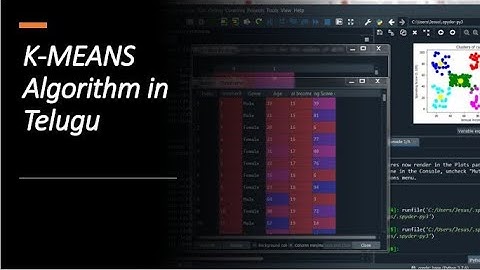 K-Means Clustering in Machine Learning | Telugu