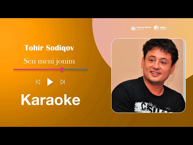 Tohir Sodiqov - Sen meni jonim | Milliy Karaoke
