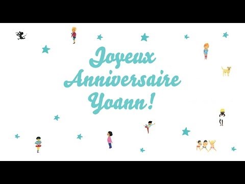 Joyeux Anniversaire Yoann