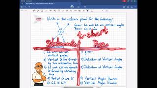 Writing Two Column Proofs TEK G4A Net Worth