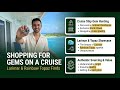 Larimar &amp; Rainbow Topaz on a Cruise | Gem Shopping Tips