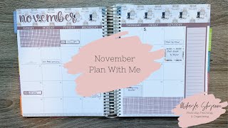 November Plan With Me