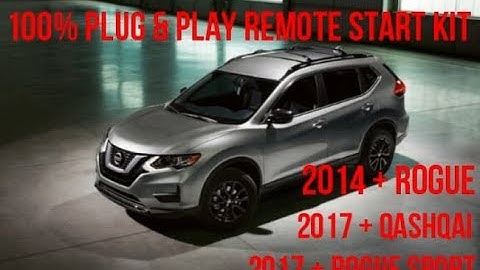 Nissan Rogue 100% Plug & Play Remote Start Kit - FULL INSTALL VIDEO