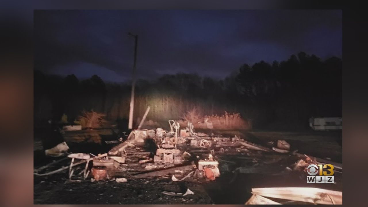 Garage Destroyed By Fire In Queen Anne's County. - YouTube