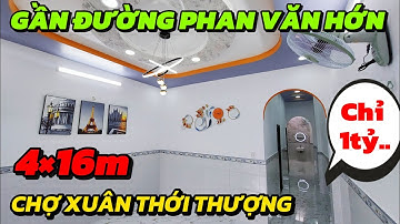 Nhà hóc môn 4×16m 💥gần đường Phan Văn Hớn, Chợ xuân thới thượng (giá rẻ) #nhadathocmon