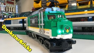 Fitting Lights to LEGO City Cargo Train, set 60198! Tutorial - YouTube