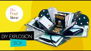 How To Make Explosion Box For Anniversary || DIY Explosion Box Ideas