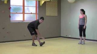 Mobility/Dynamic Warm-Up - Alternating Toe Touch
