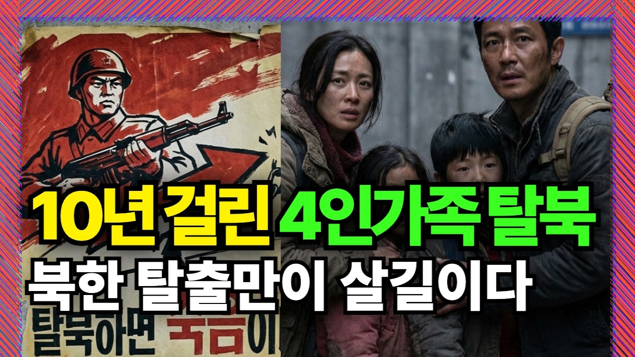 북한 4인가족, 전부 탈북하는데 10년 걸린 이유