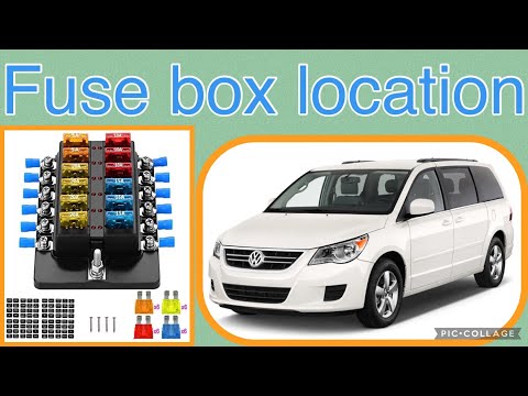 Fuse box location on a 2012 Volkswagen Routan