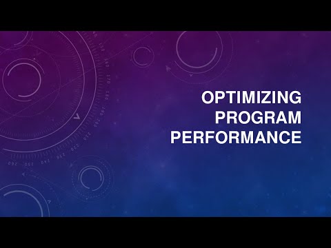 Optimizing Program Performance 5.5 - 5.7 - YouTube