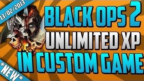 Black Ops 2 XP Lobby Glitch - Online XP in Custom Games With Bots Easy Tutorial (Xbox 360/PS3)