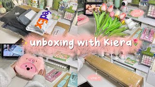 Unboxing Shoppe With Kiera 📦🌷// Unbox đồ Shoppe cùng mình✨