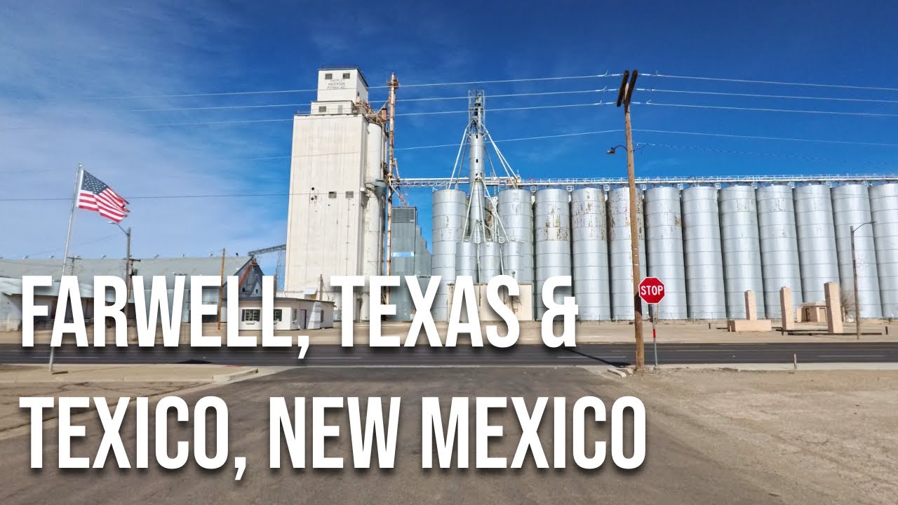 Farwell, Texas & Texico, New Mexico! Drive with me across the Texas