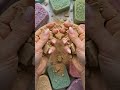 🏜️ THEVA Caramel Sandstone Cube | Satisfying ASMR Soap Crush &amp; Caramel Powder Explosion