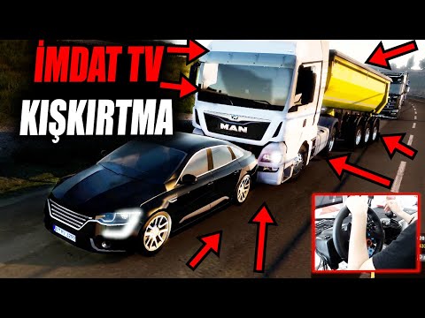 İMDAT TV'NİN ÖNÜNE KIRDIM ÇILDIRDI !!! ETS 2 MP TROLL [ Logitech G29 ]