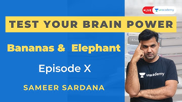 Test Your Brain Power || Episode # 10 ||  1000 Bananas and An Elephant