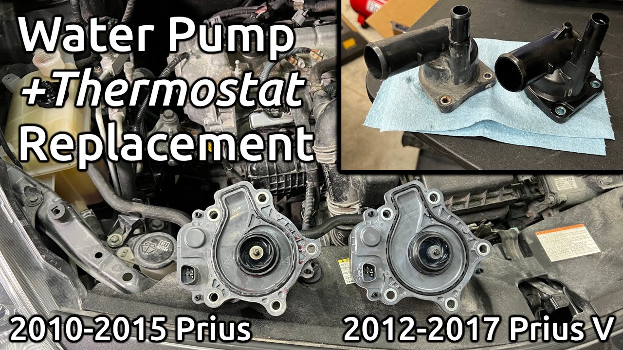 Hybrid/Electric Water Pump + Thermostat Replacement How-to for 3rd Gen Prius + Lexus CT200h
