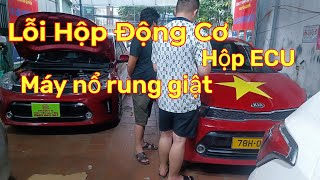 Lỗi Hộp ECU Hộp Động Cơ Máy Nổ Rung Giật, Thay dầu thắng dầu phanh, Thay lọc xăng Kia Soluto