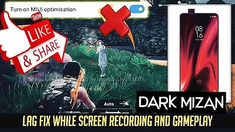 PUBG MOBILE LAG FIX,SMOOTH GAMING SETTING FOR REDMI K20 PRO AND XIAOMI PHONES | FAST TOUCH RESPONSE