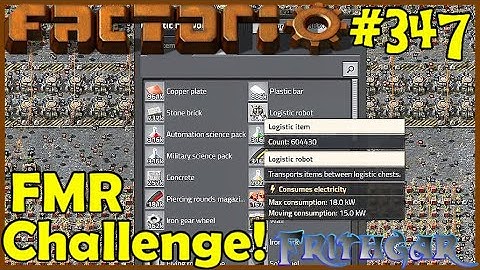 Factorio Million Robot Challenge #347: 800,000 Robots!