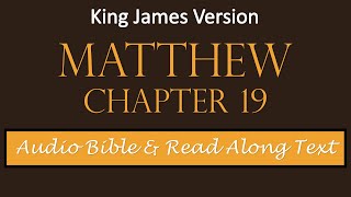 Matthew 19 | KJV DRAMATIZED AUDIO BIBLE WITH TEXT