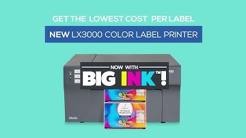 Primera LX3000e Colour Label Printer with Big Ink