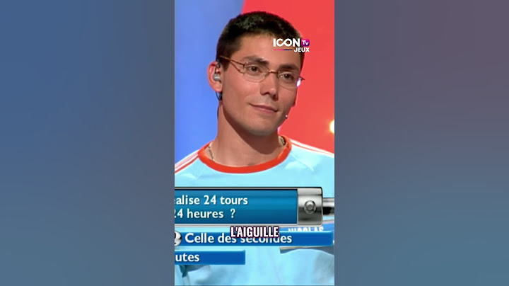 Quelle aiguille réalise 24 tours en 24 heures ? #cresus #gameshow