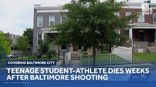 Teenager dies weeks after Baltimore shooting