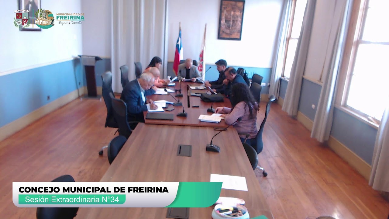 Sesión Extraordinaria N°34 Concejo Municipal