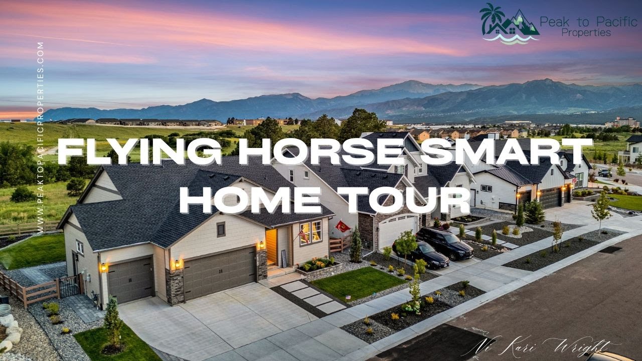 Inside a Smart Luxury Home in Flying Horse | Colorado Springs Real Estate Tour