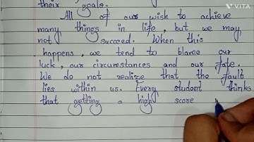 Expand the idea Where there is will there is a way in English for std 9th