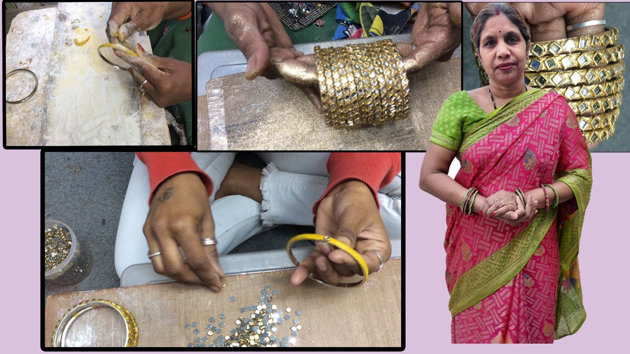 Bangle Accessory Making How can make bangle manufacturing || चूड़ी निर्माण कैसे कर सकते हैं ...
