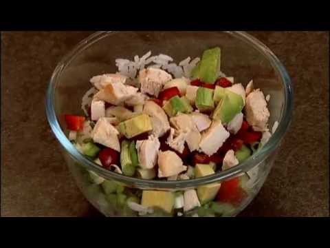 Japanese Chicken and Rice Salad