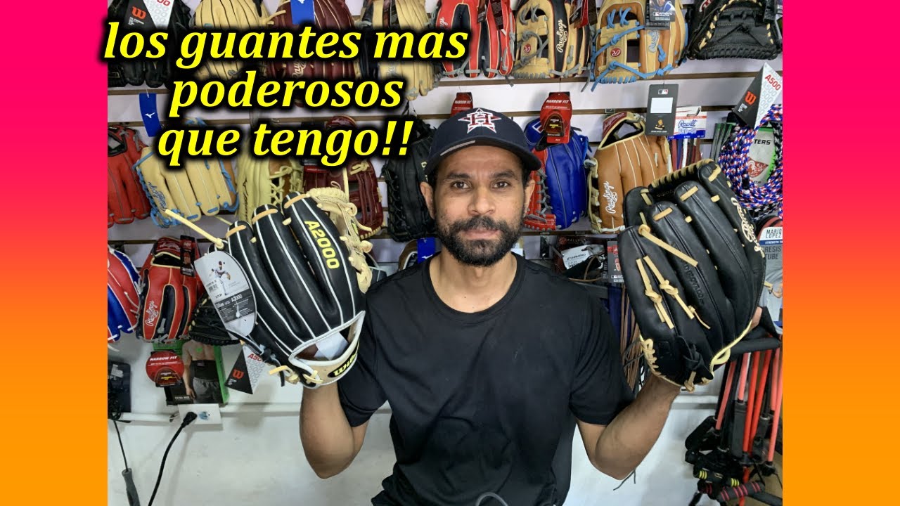 LOS GUANTES DE BEISBOL MAS PODEROSOS QUE TENGO!!! 