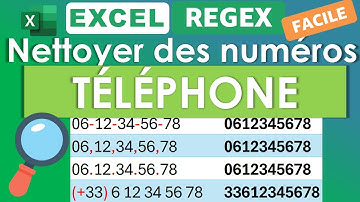 🔎Excel Regex Nettoyer facilement des numéros de Téléphone