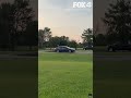 Truck goes airborne after Texas road buckles