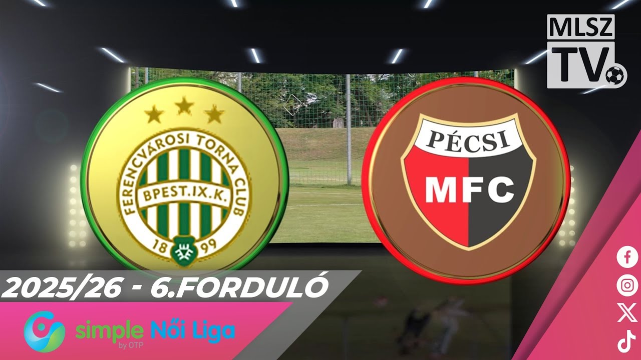 FTC-Telekom - PMFC | 4-0 | Simple Női Liga | 6. forduló | MLSZTV