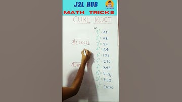 Find cubic root of perfect cube by master trick #shorts #j2lhub #maths #cubicroot