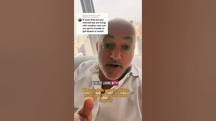 If you’re married but living with someone else—and immigration finds out—you could be charged with