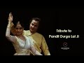 Tribute to pandit durga lal ji  nahid siddiqui kathak  nahid siddiqui foundation