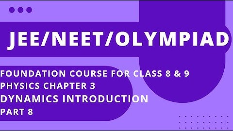 Pearson IIT foundation course book class 8 physics Chapter 3 Dynamics Introduction part8