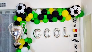 Decoración con Globos Fútbol/Soccer Balloons Decoration