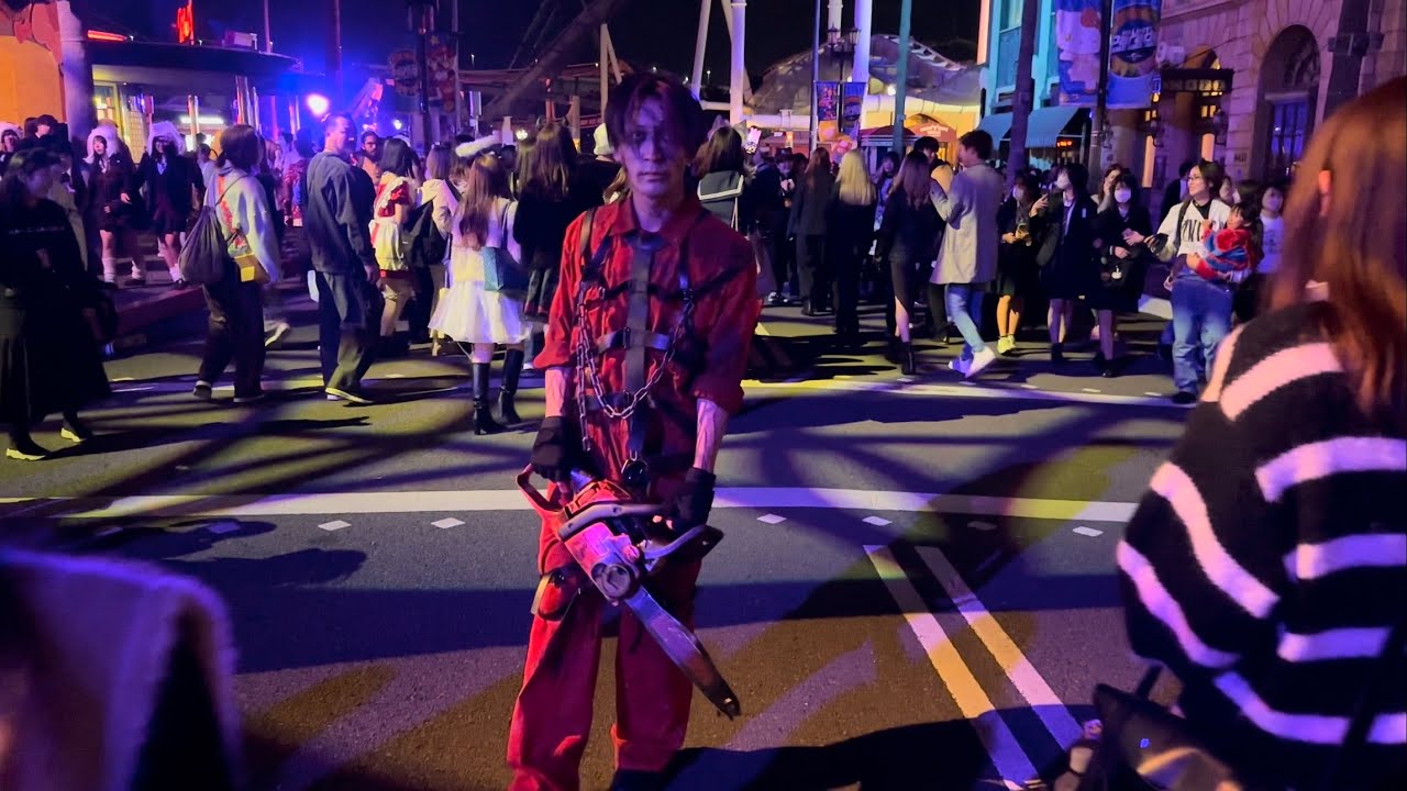 【USJホラー・ナイト2023】Chainsaw Chain-Gang（チェーンソー・チェーンギャング）40分　2023/10（4K HDR 60fps）