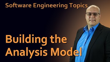 Software Engineering - 33 Building the Analysis Model