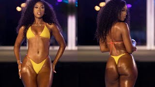 Naeemah | Slow Motion | 4K | Giada World | Miami Swim Week 2023 | Curvy Booty